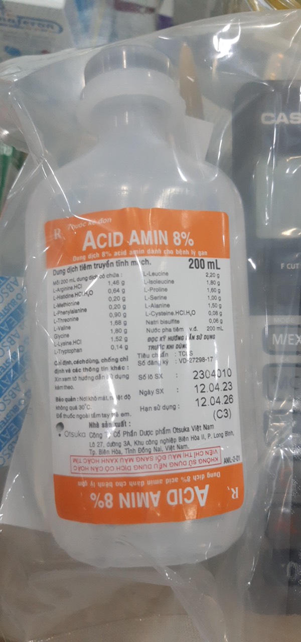 Acid Amin 8% 200ml