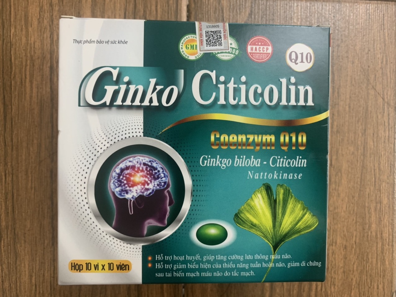 Ginko Citicolin Coenzyme Q10