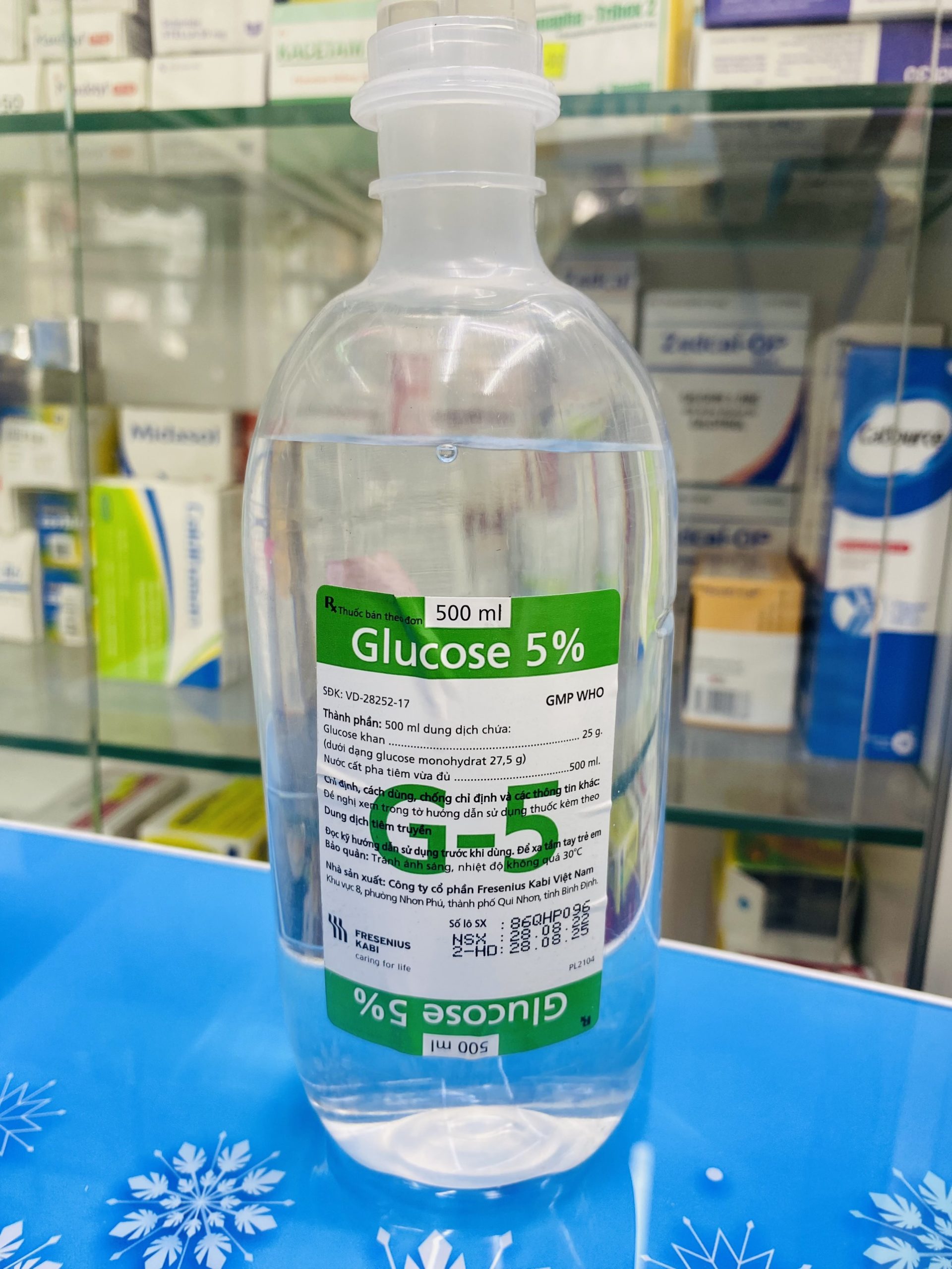 GLucose 5% 500ml Kabi