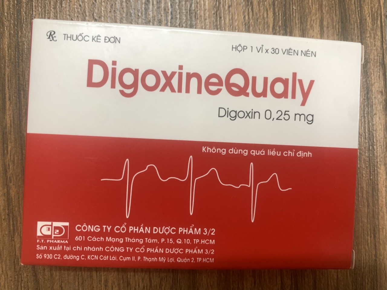 Digoxine Qualy 0.25 mg