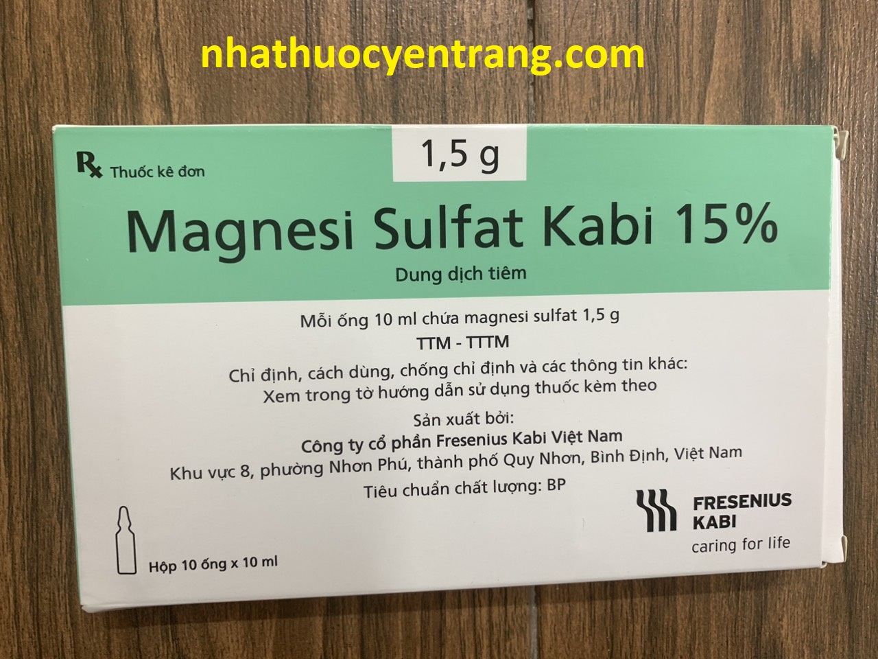 MAGNESI SULFAT KABI 15%