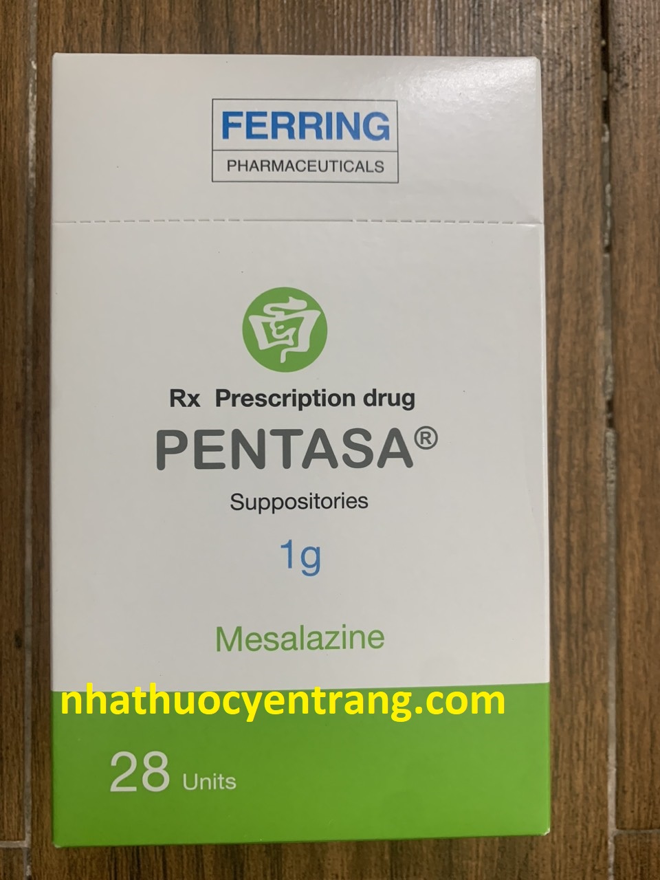 Pentasa 1g viên đạn