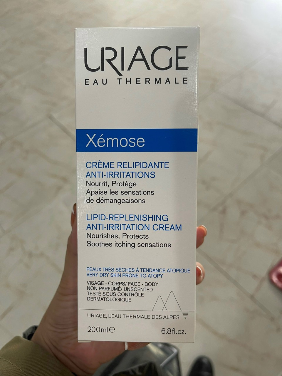 URIAGE Xemose 200mL-Dưỡng ẩm giảm ngứa