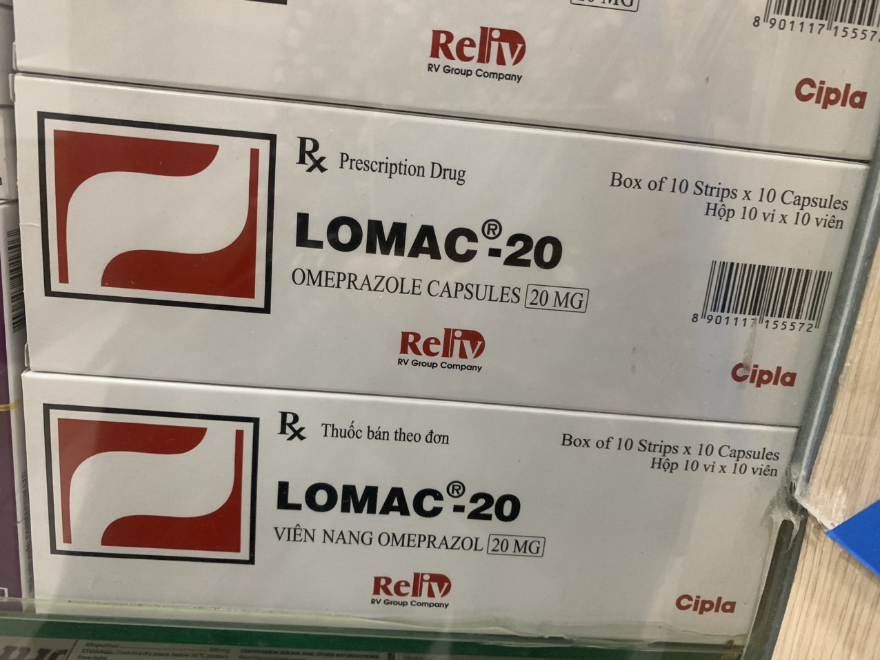 Lomac vỉ 20mg