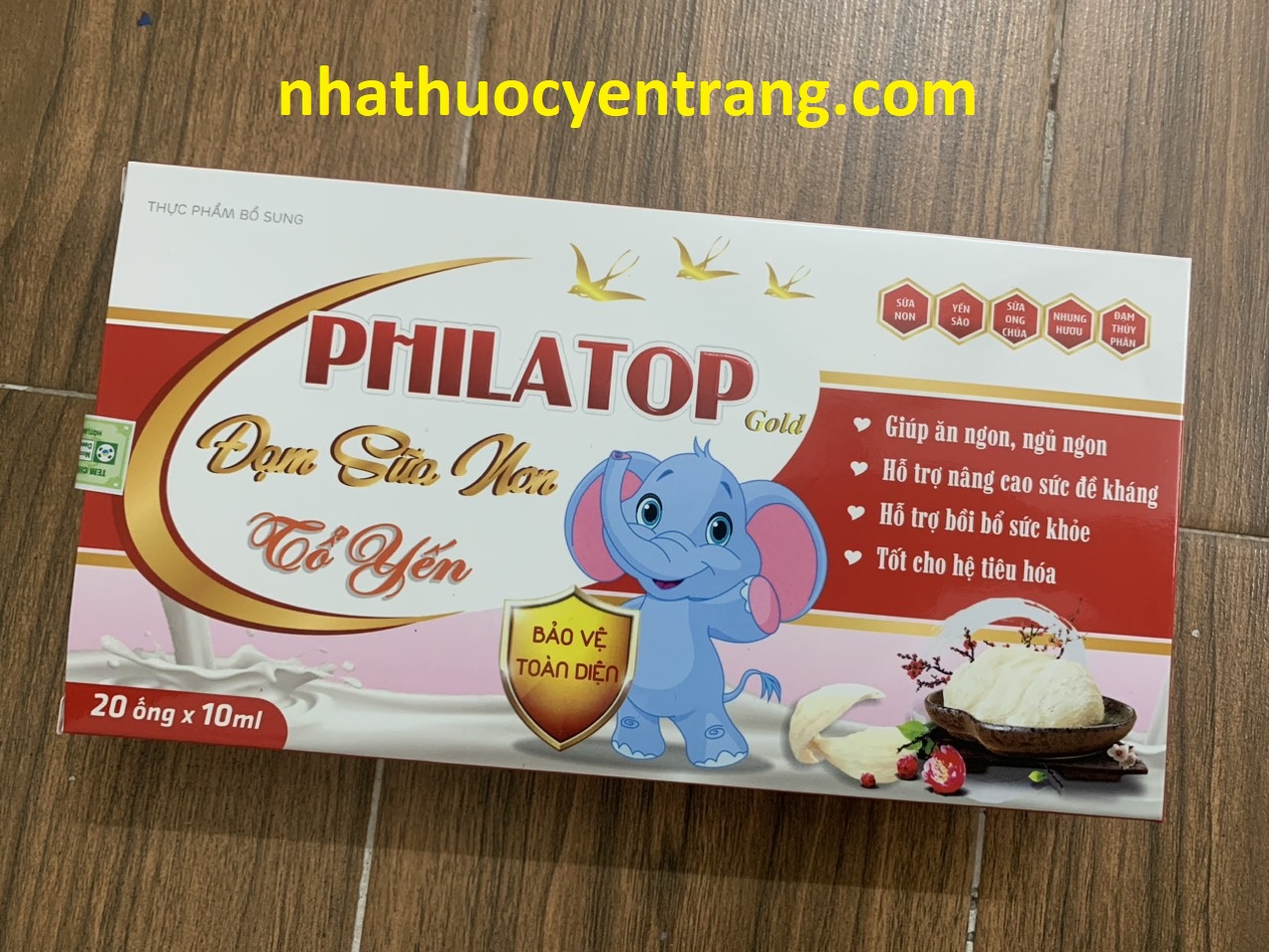 PHILATOP Đạm Sữa Non Tổ Yến