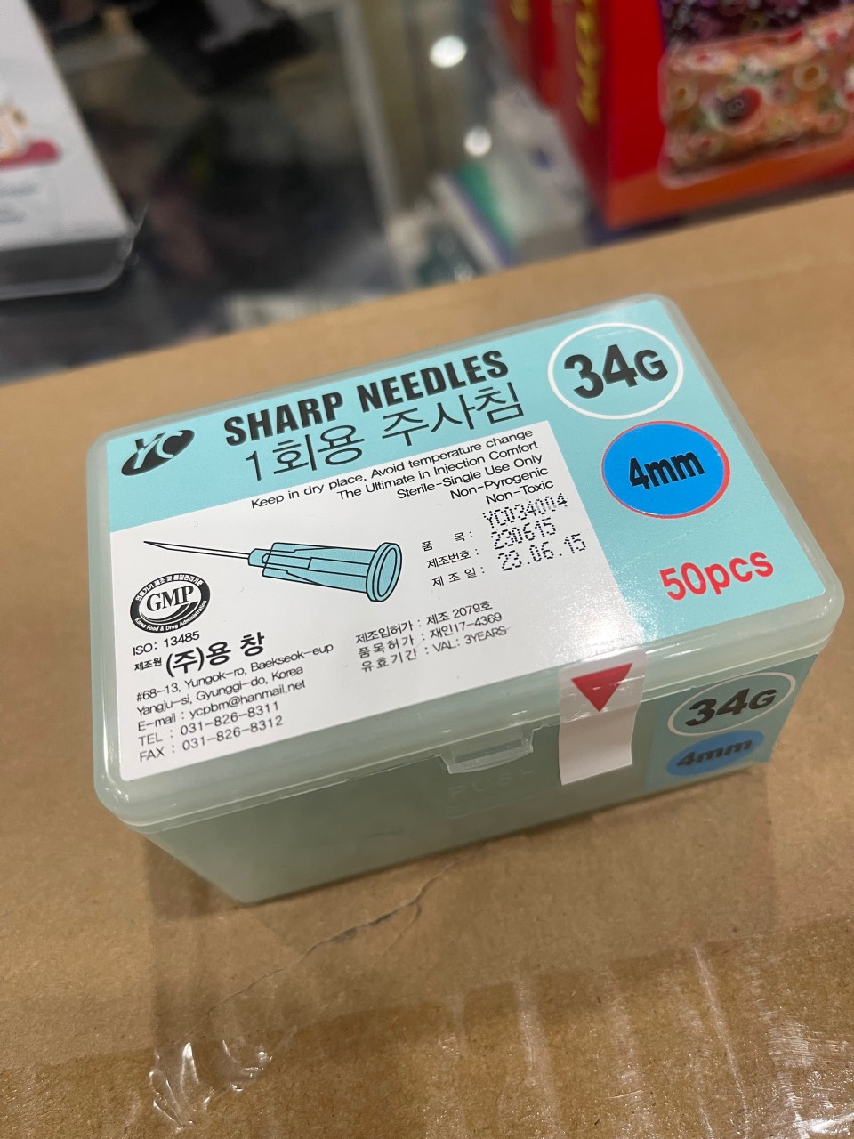 Kim Tiêm Meso 34G Sharp Needles