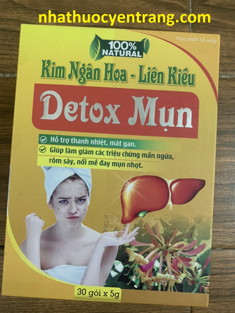 Detox Mụn Kim Ngân Hoa Liên Kiều