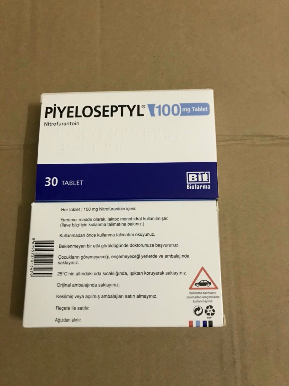 Piyeloseptyl 100mg