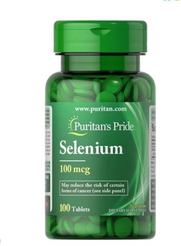 Puritan’s Pride SELENIUM 100mcg (100 viên)