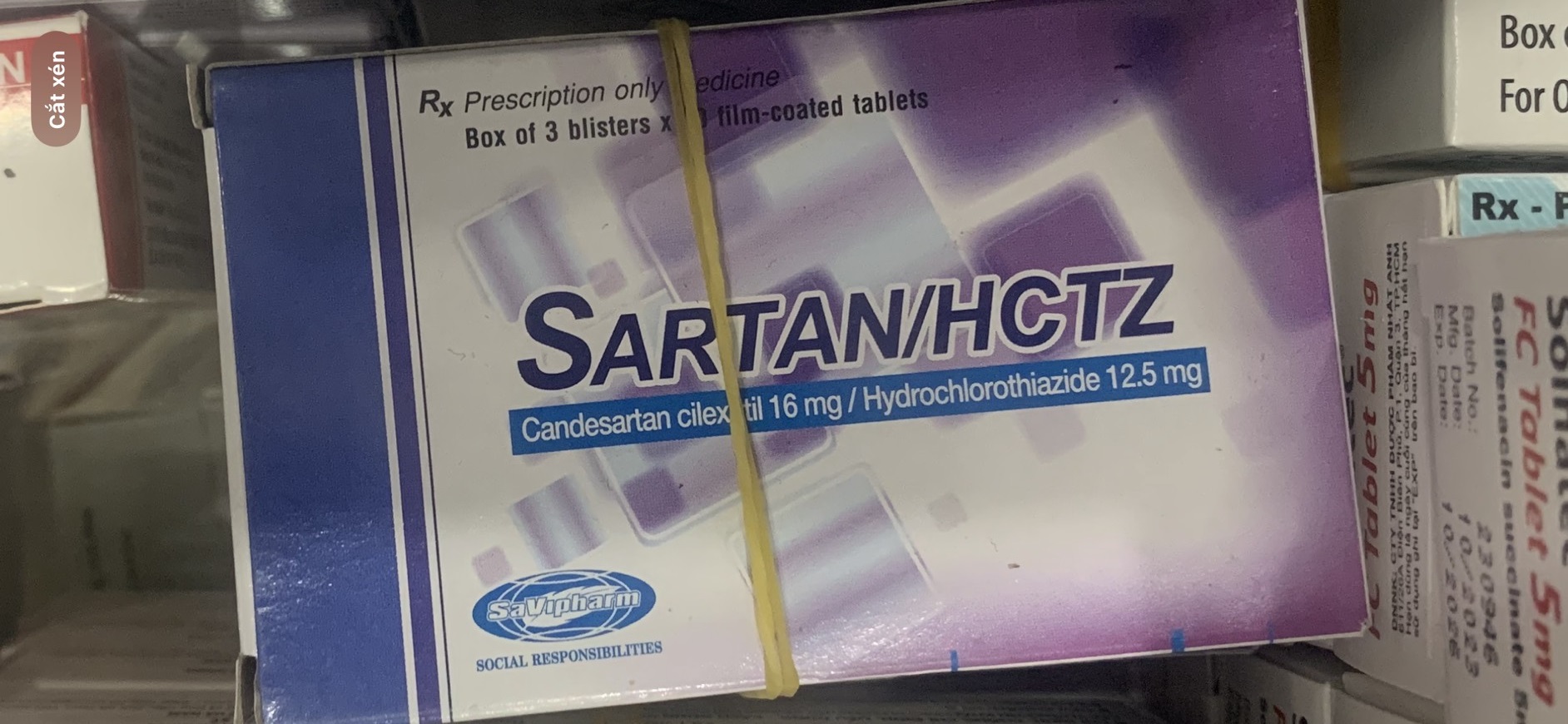 Sartan/HCTZ 16mg/12.5mg