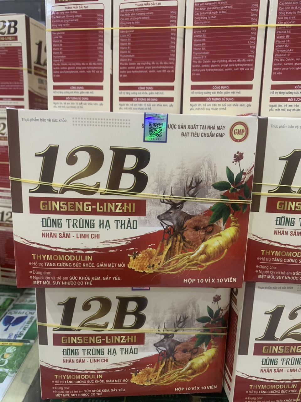 12B Ginseng Linzhi Đông Trùng Hạ Thảo