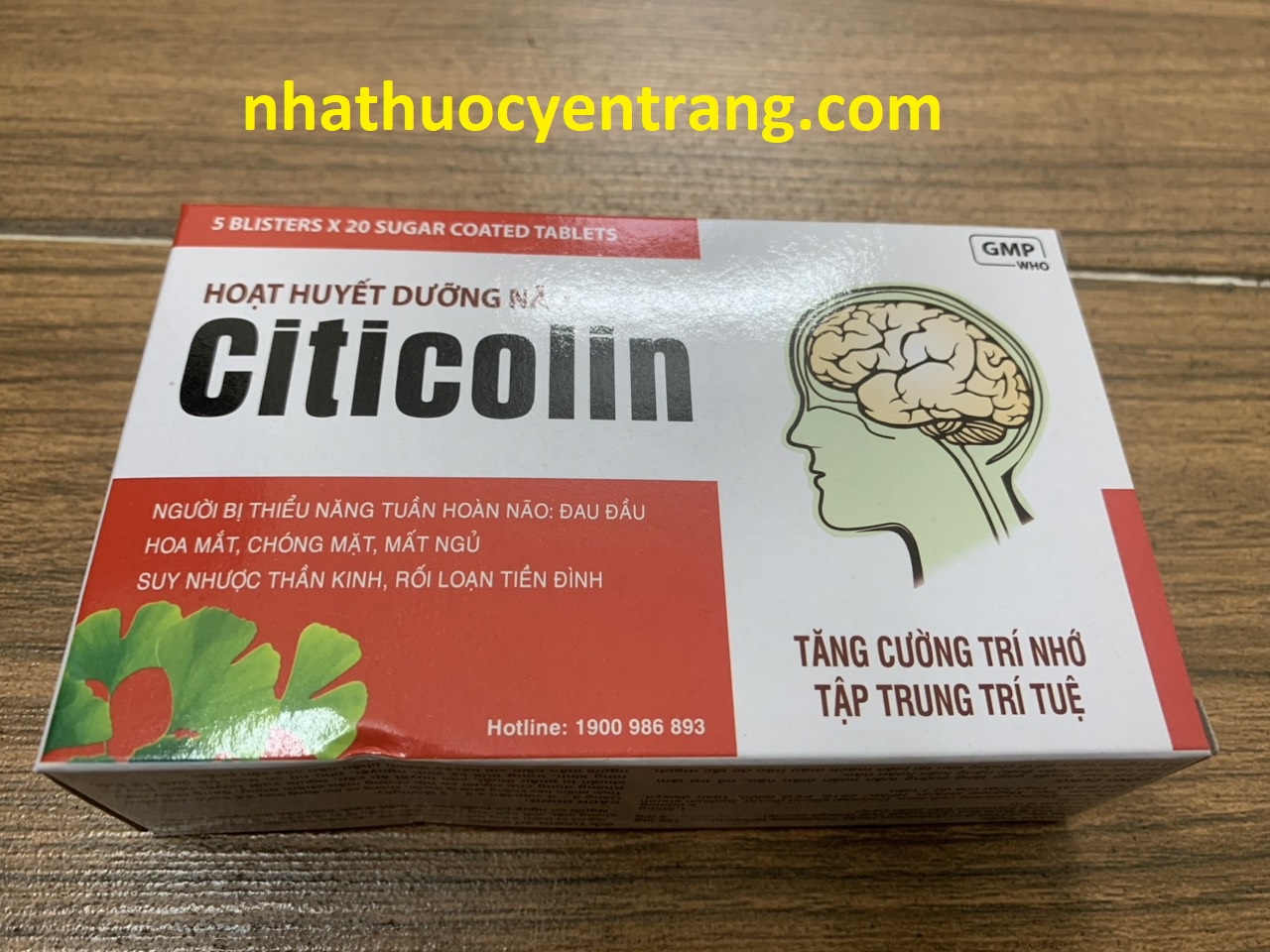 HOẠT HUYẾT DƯỠNG NÃO CITICOLIN