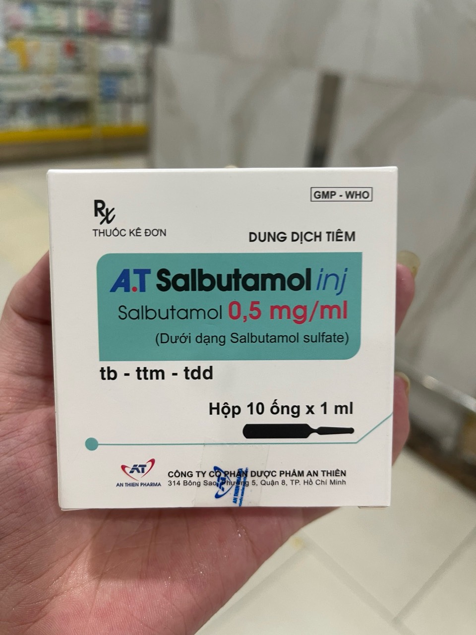 A.T Salbutamol 0.5mg/ml