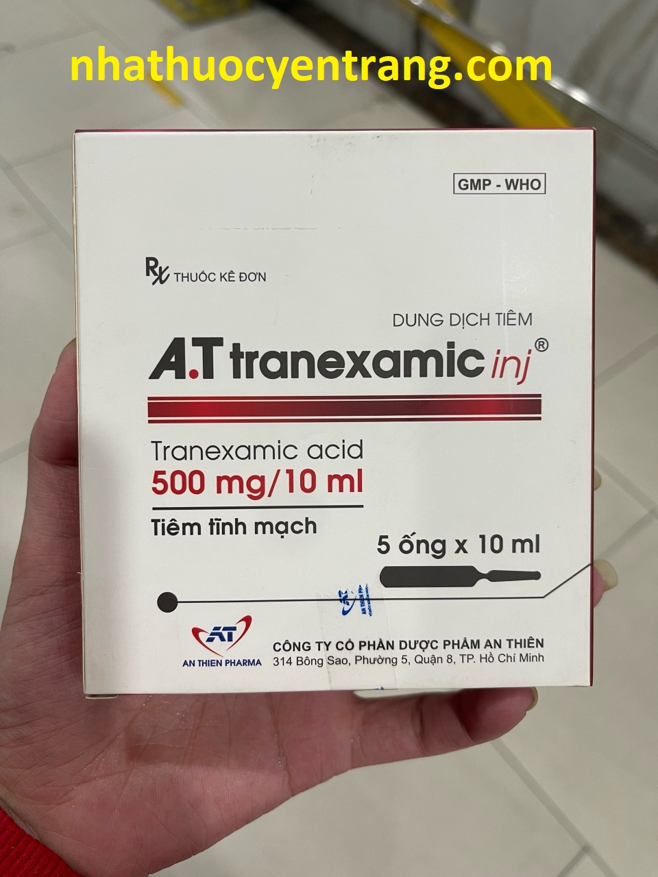 A.T Tranexamic 500mg/10ml