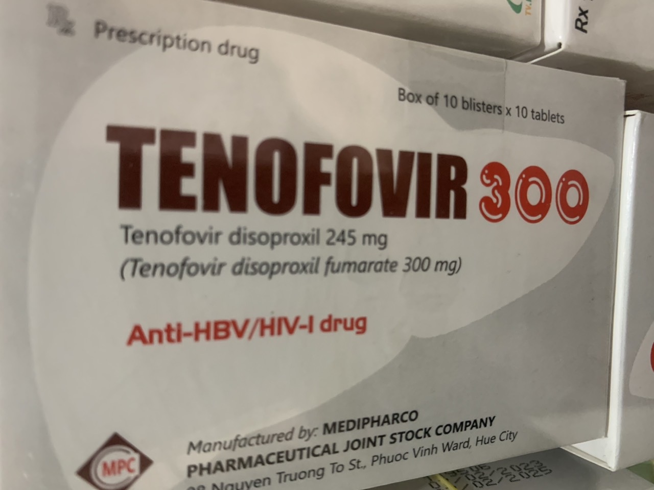 Tenofovir 300mg Medipharco