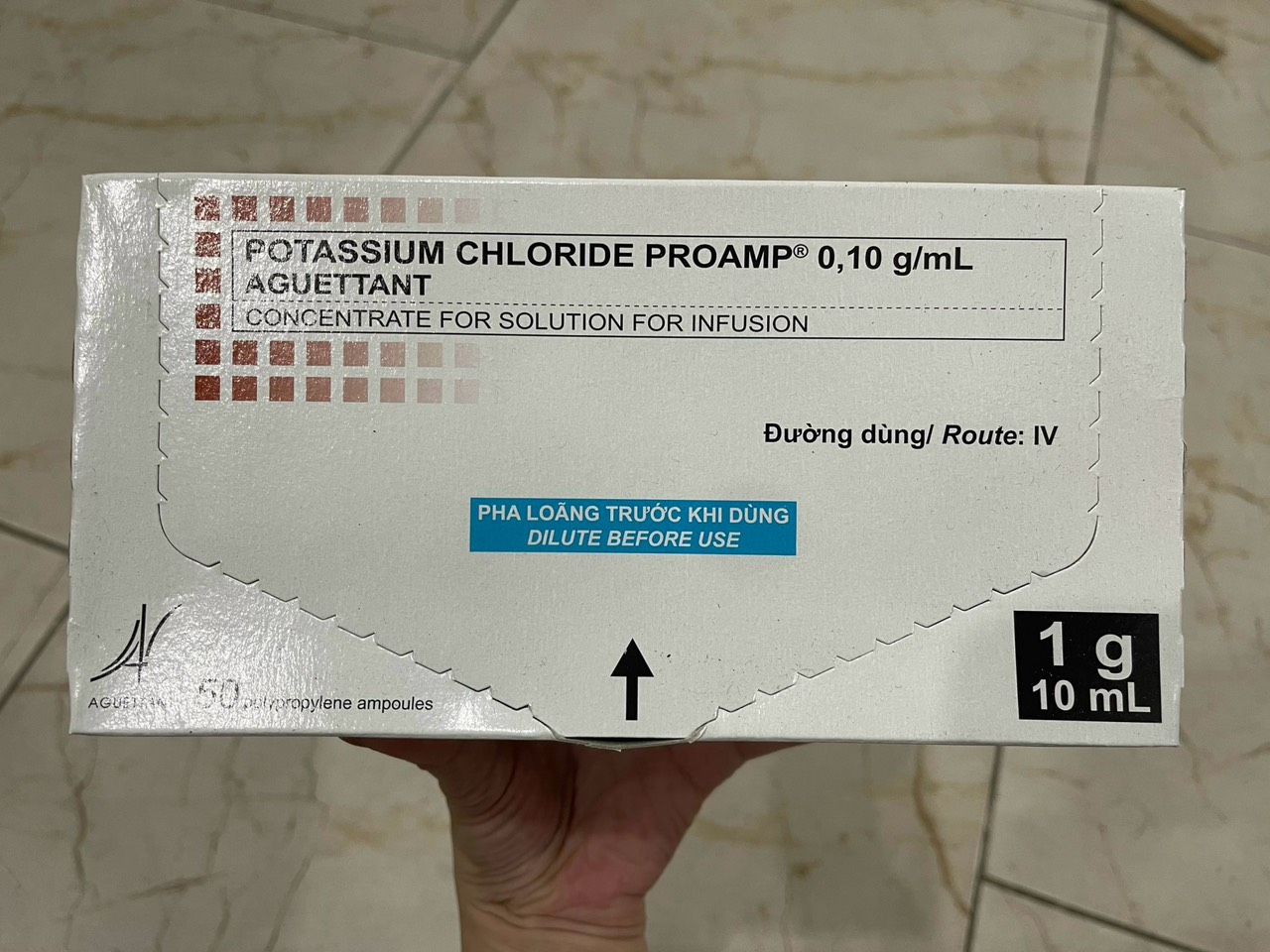 Potassium chloride proamp 0,1g/ml