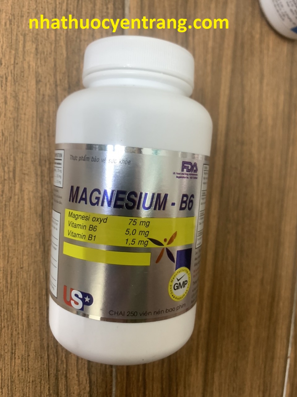 Magnesium B6 USP (250 viên)
