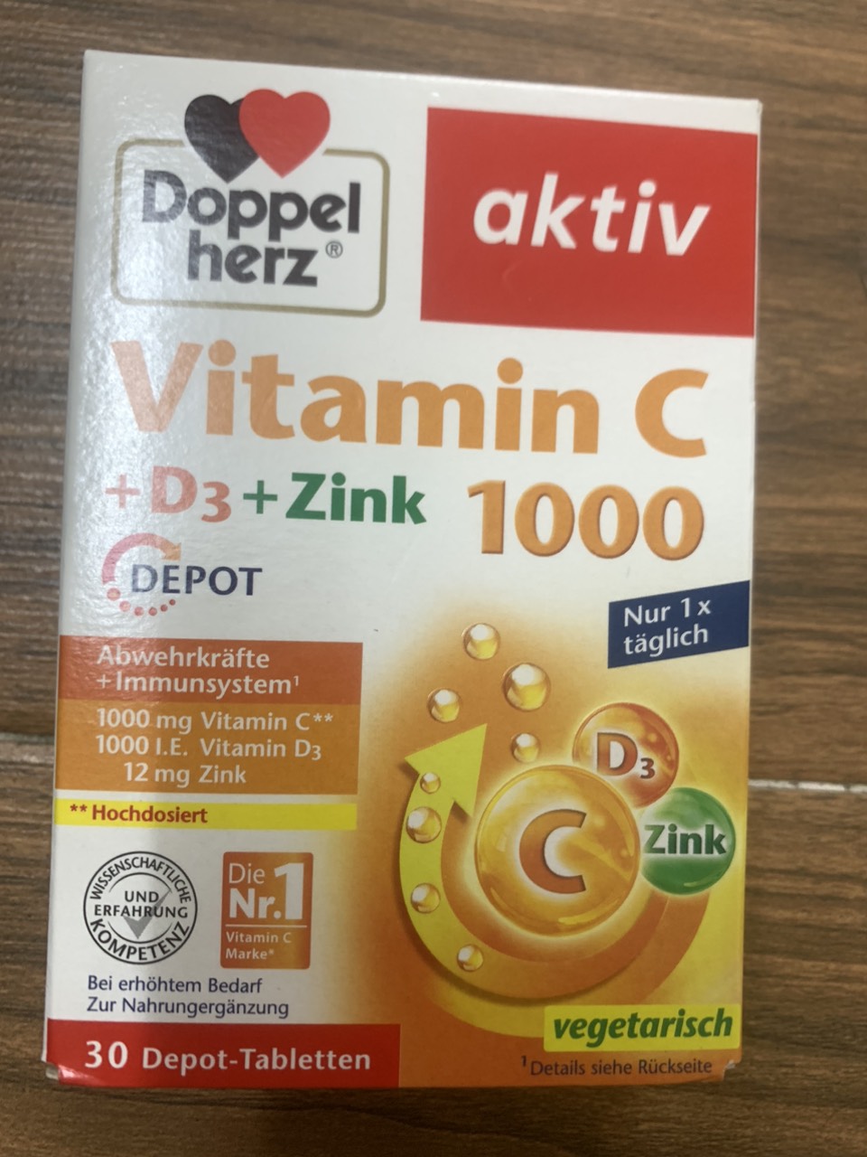 Doppel Herz Vitamin C 1000 Depot 30 viên