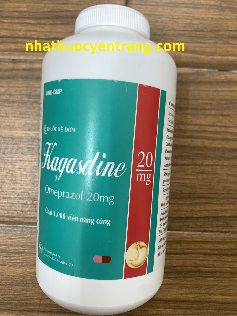 Kagasdine 20mg (lọ 1000 viên)