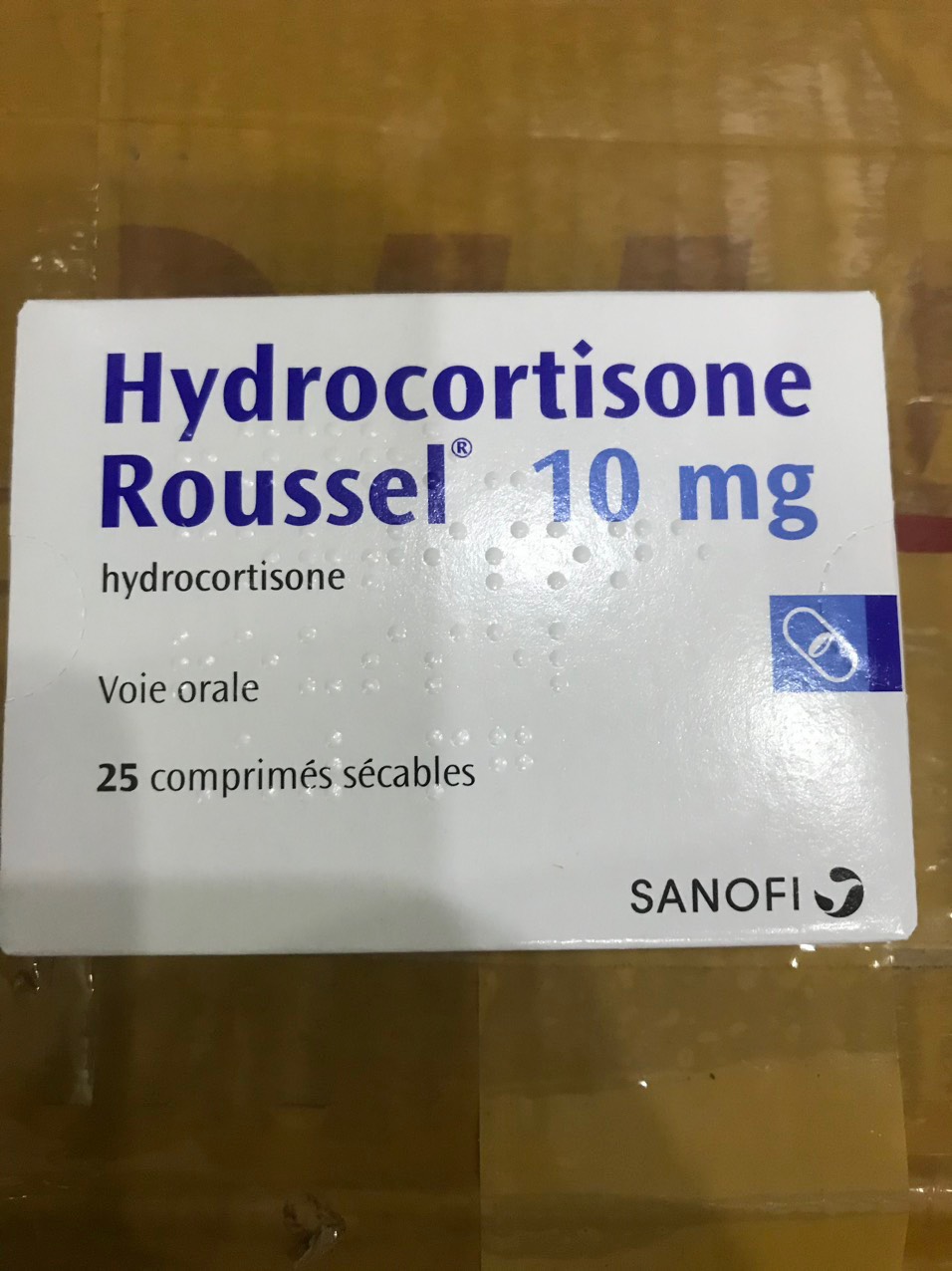 Hydrocortisone 10mg Roussel (25 viên)