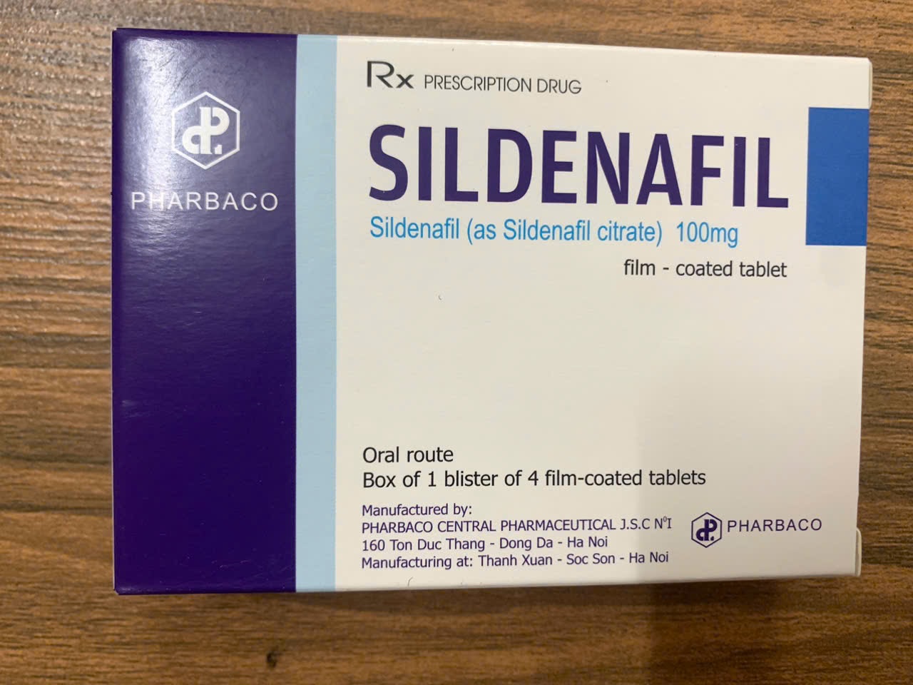 Sildenafil 100mg Pharbaco