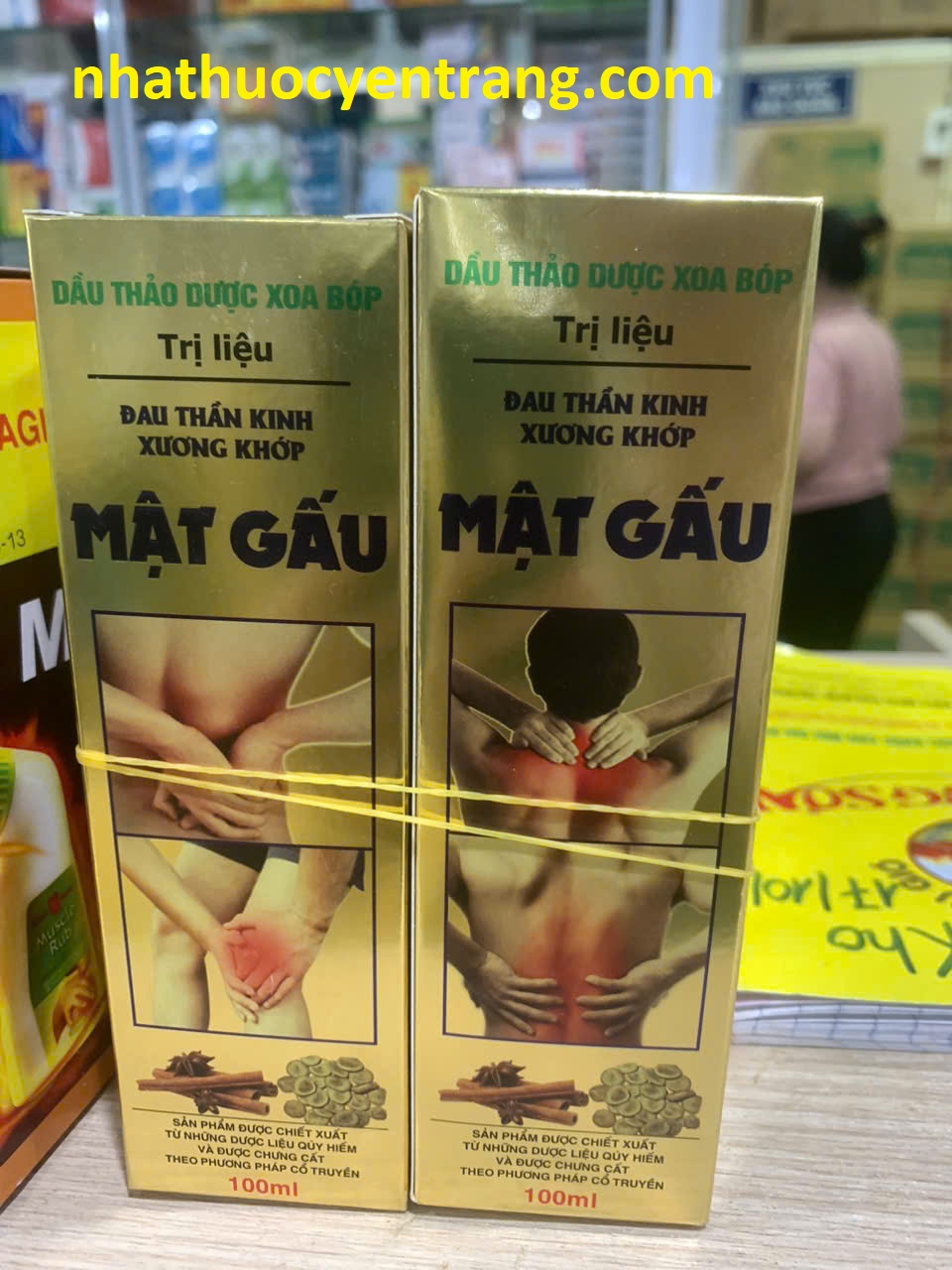 Dầu xoa bóp Mật Gấu 100ml