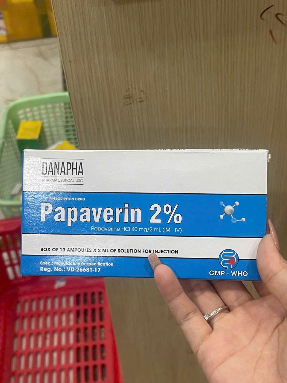 Papaverin 2% Danapha