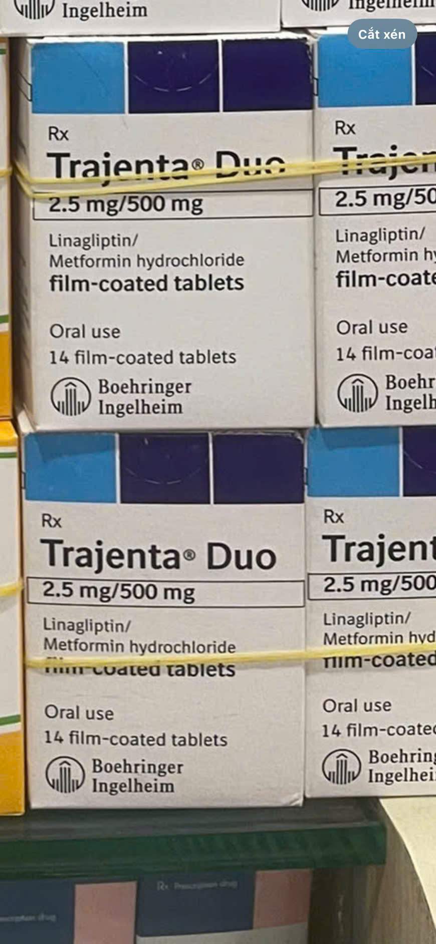 Trajenta Duo 2.5/500mg (Lọ 14 viên)