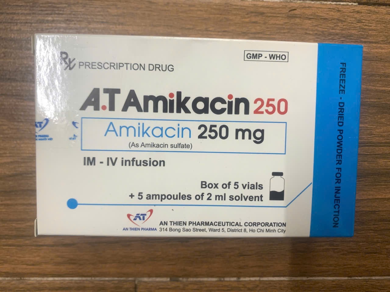 A.T Amikacin 250mg