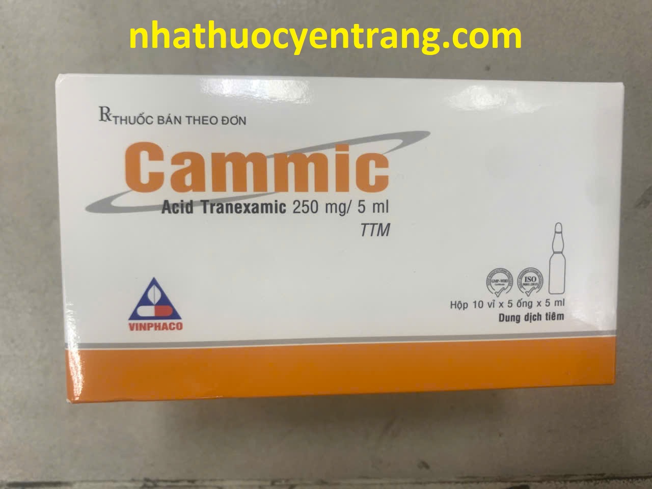 Cammic 250mg tiêm