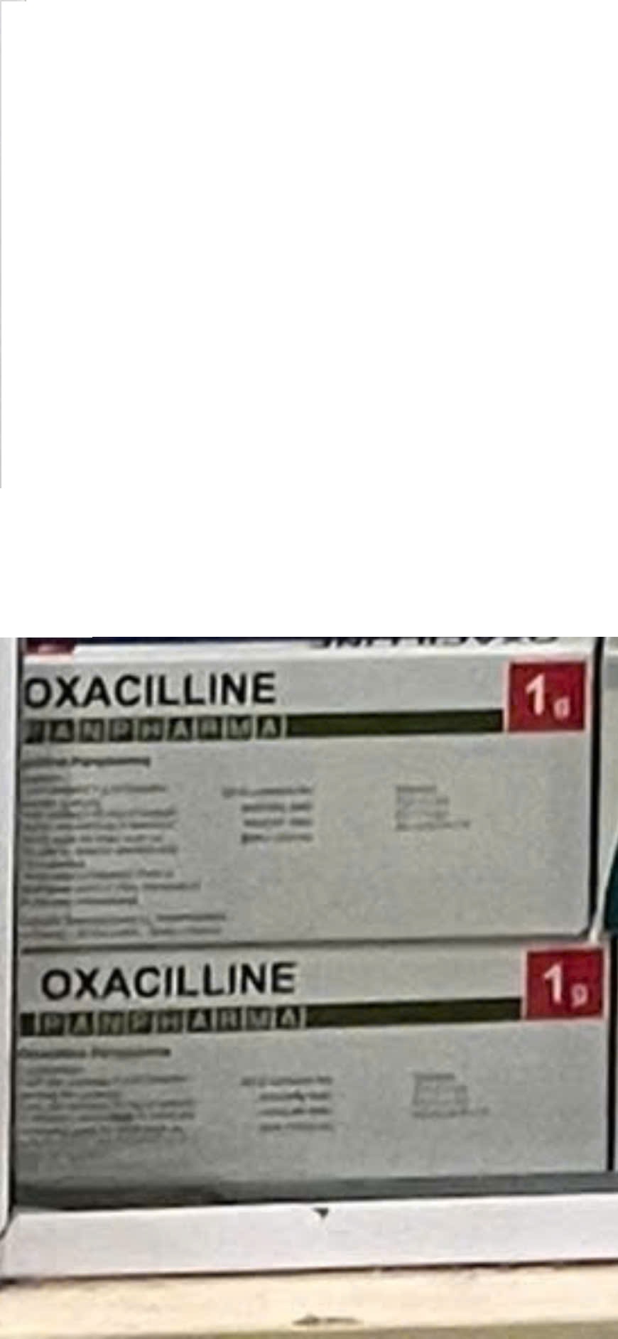 Oxacilline 1g