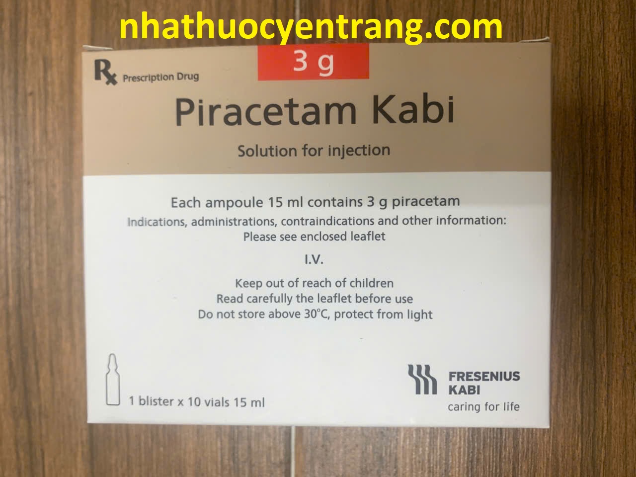 Piracetam Kabi 3g