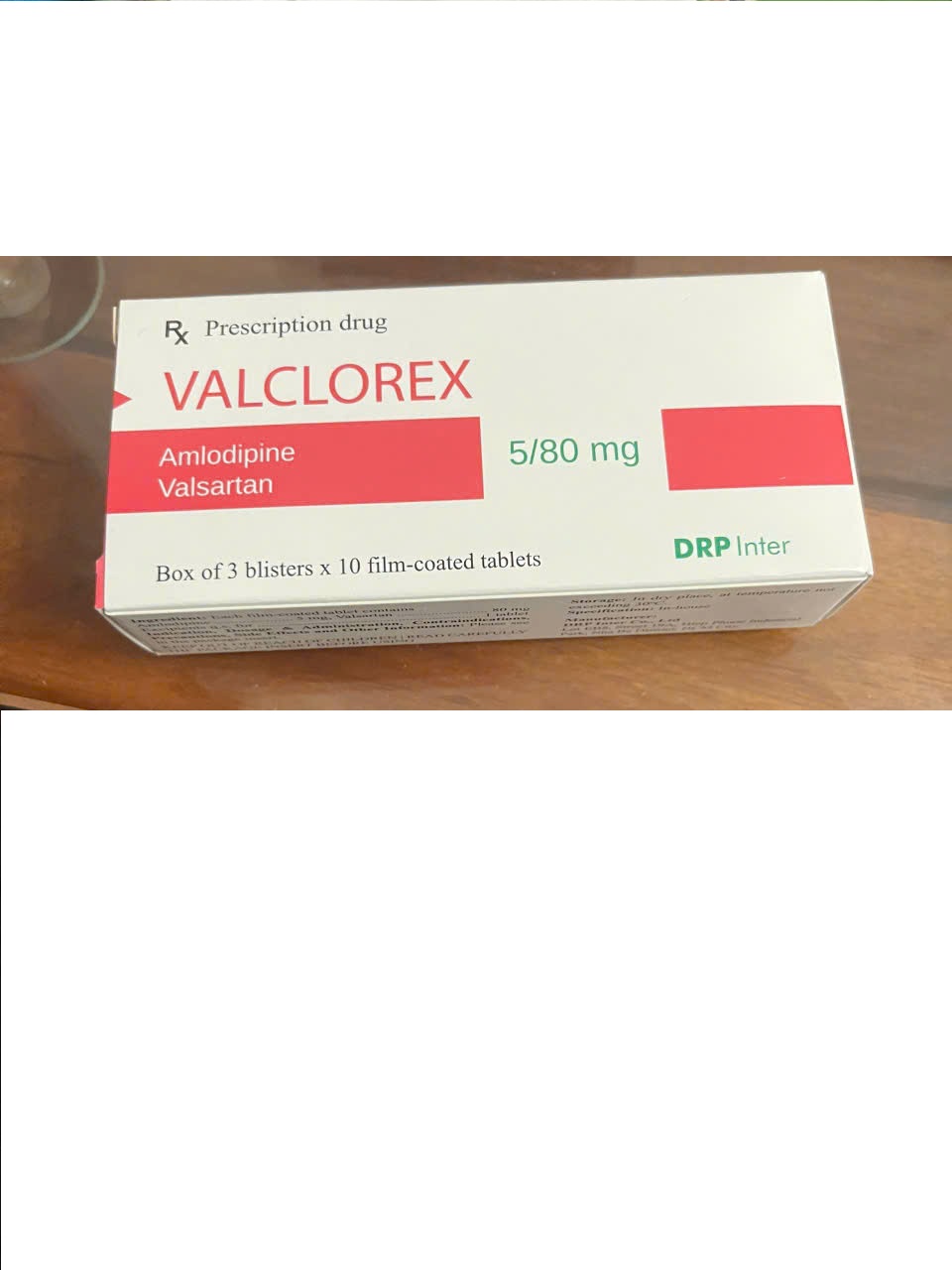 Valclorex 5/80mg