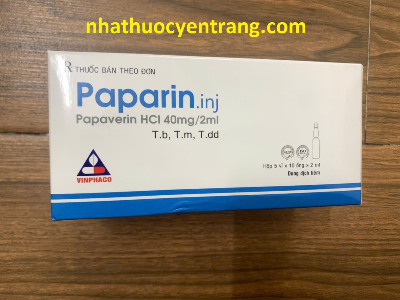 Paparin (50 ống)