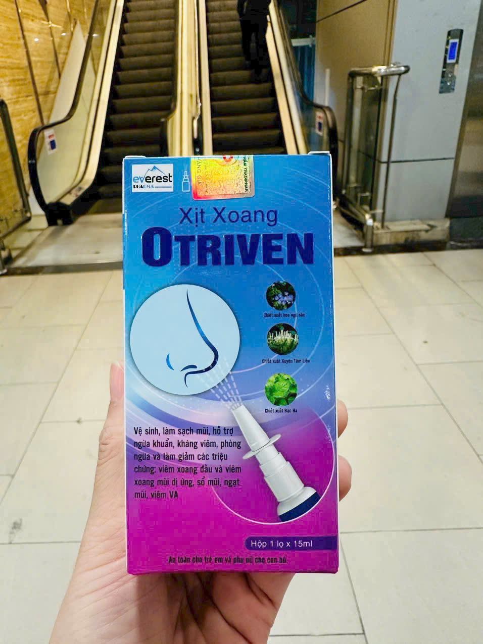 Xịt xoang Otriven 15ml