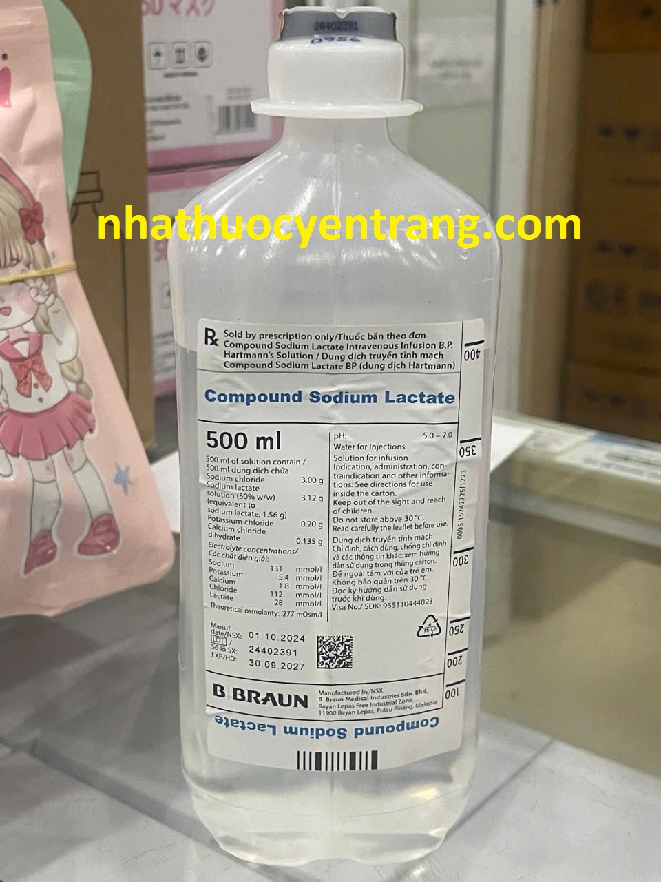 Compound Sodium Lactate B.Braun (500ml)