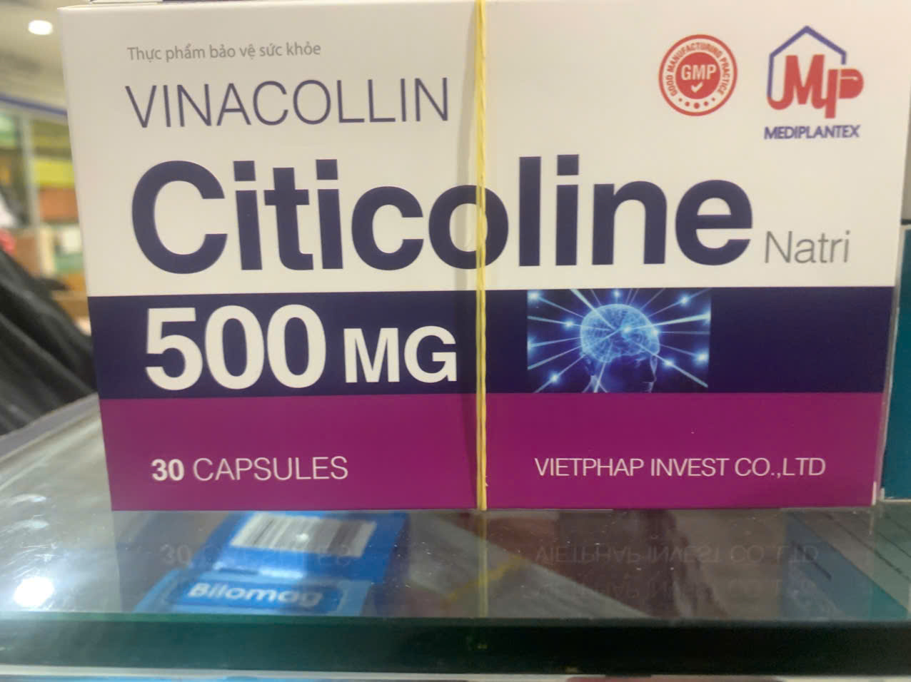 Vinacollin Citicoline 500mg (30 viên)