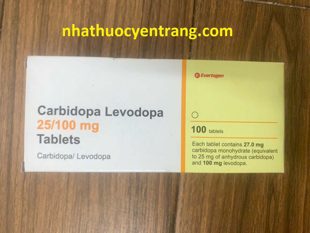Carbidopa Levodopa 25/100mg
