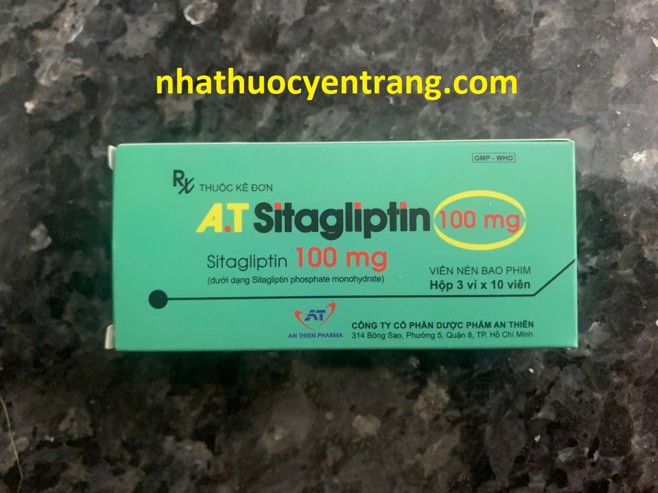 A.T Sitagliptin 100mg