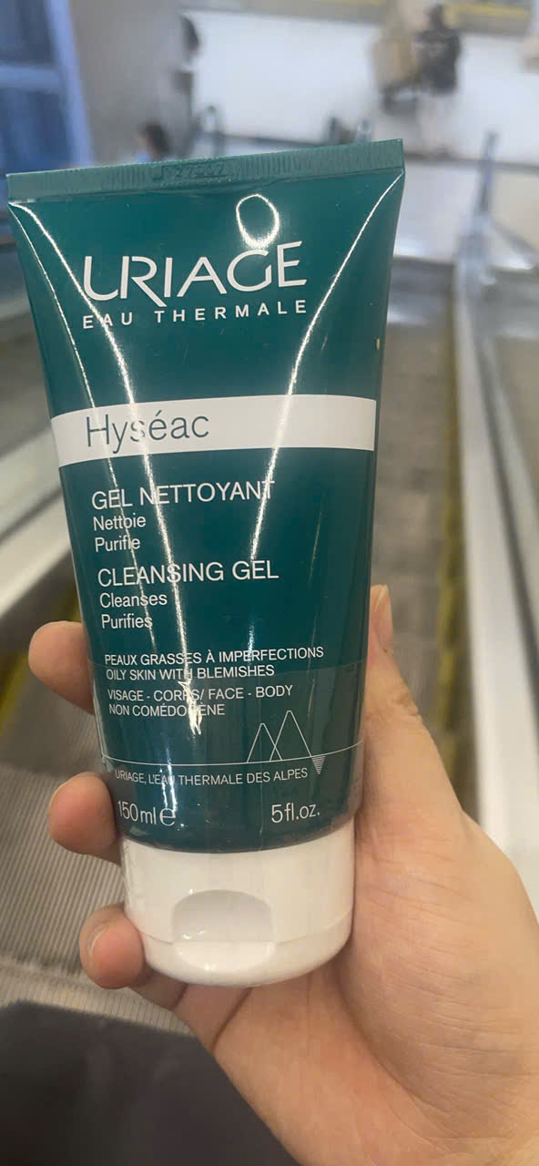 Gel rửa mặt dành cho da dầu da mụn Uriage Hyséac Gel Nettoyant (150ml)