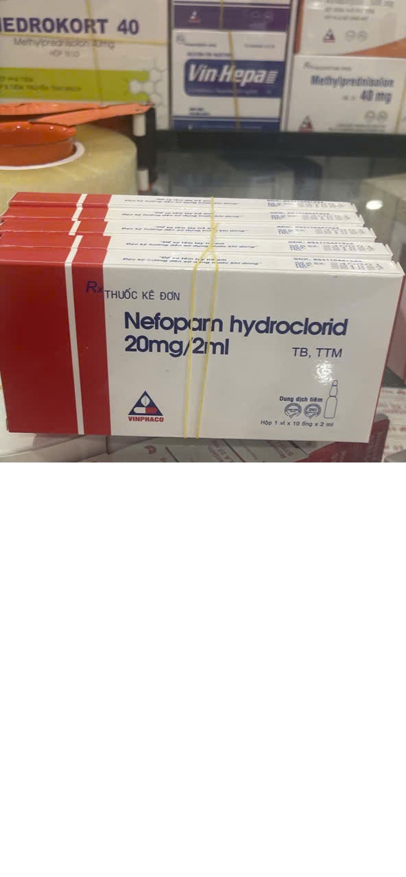 Nefopam hydroclorid 20mg/2ml