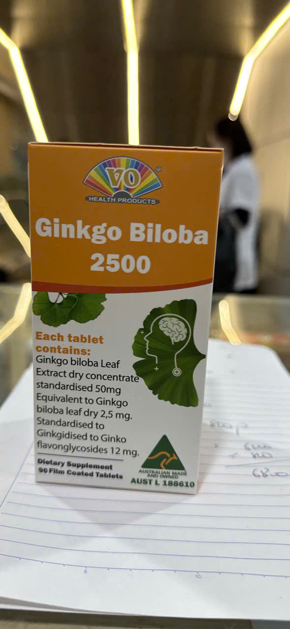 Vita Organic Ginkgo Biloba 2500