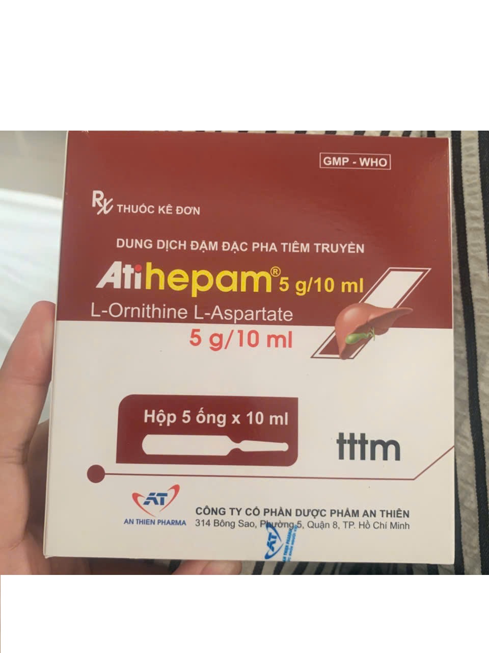 Atihepam inj 5g/10ml 