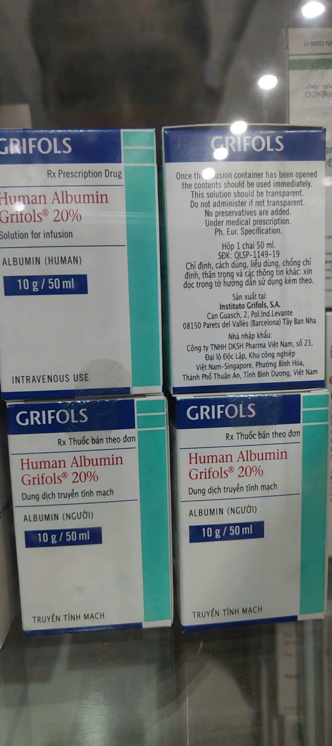 Human Albumin Grifols 20% 50ml