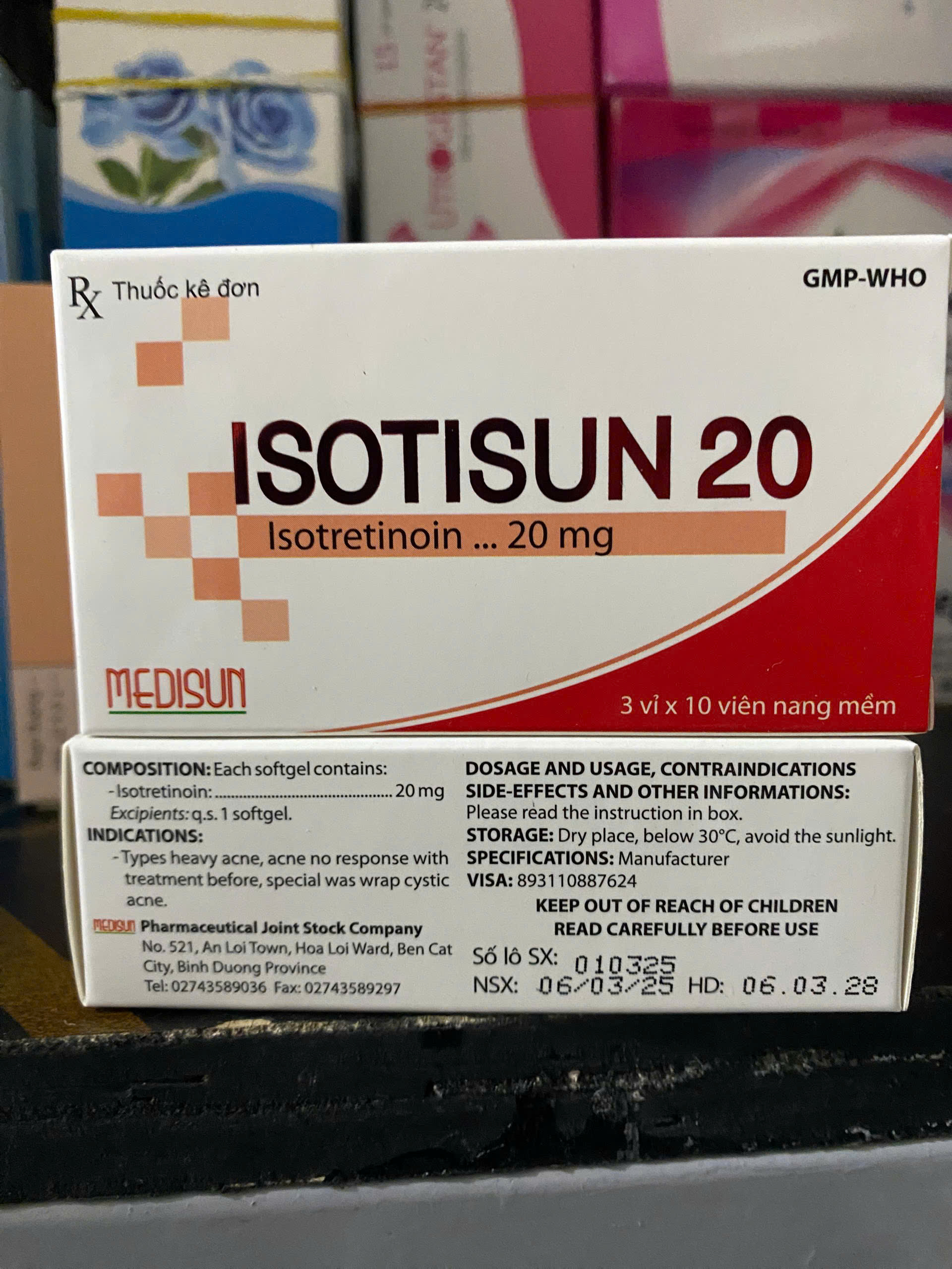 Isotisun 20mg