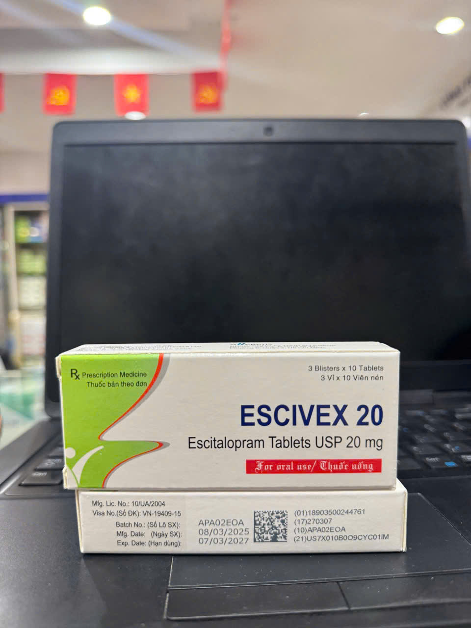 Escivex 20mg