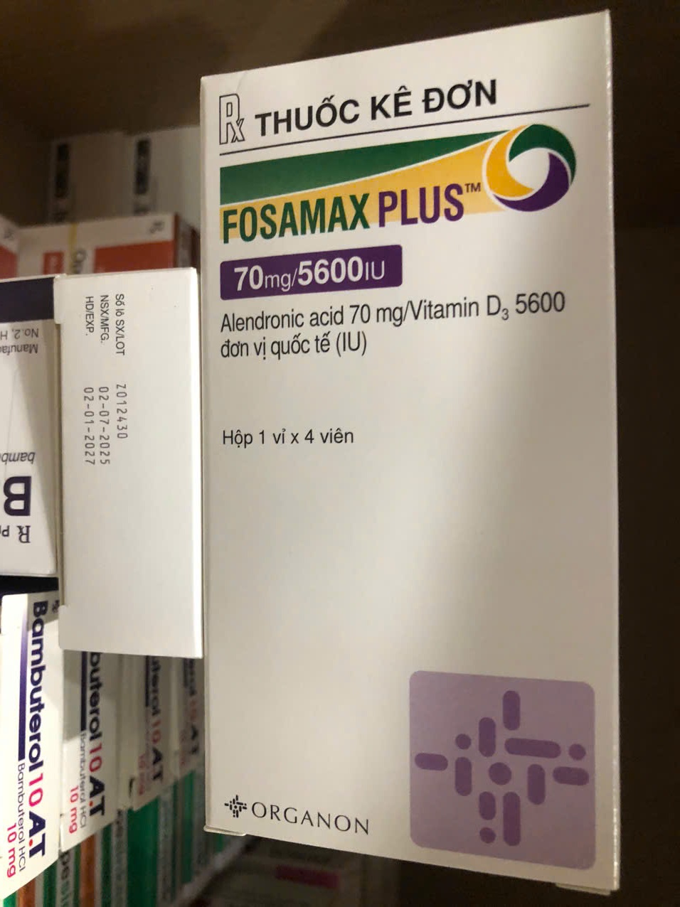 Fosamax Plus 70mg/5600 IU
