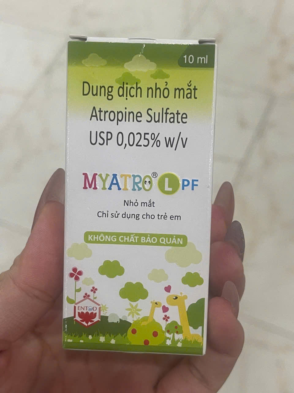 Myatro 0.025% L PF 10ml