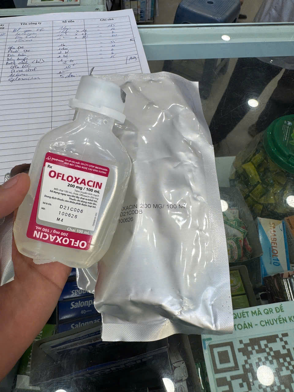 Ofloxacin 200mg/100ml Imexpharm