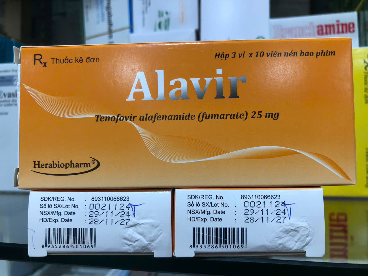 Alavir 25mg Hera